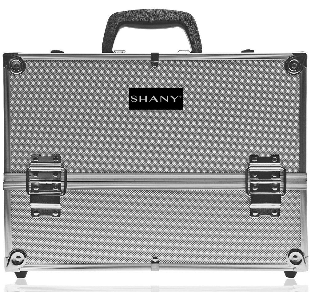 SHANY Essential Pro Makeup Train Case Cosmetic Box Portable Makeup Case Cosmetics Beauty Organizer Jewelry storage with Locks , Multi Compartments Makeup Box and Shoulder Strap - SHOP  - MAKEUP TRAIN CASES - ITEM# SH-C005-PARENT