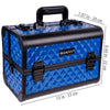 SHANY Fantasy Collection Makeup Train Case -Divine Blue - DIVINE BLUE - ITEM# SH-C20-BL - Best seller in cosmetics MAKEUP TRAIN CASES category