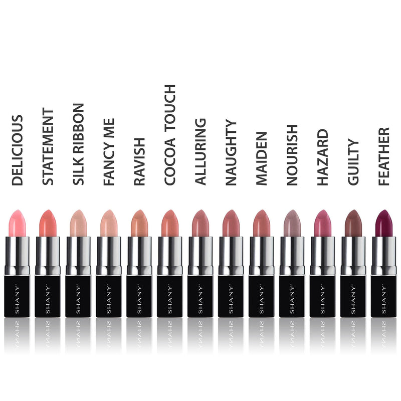 SHANY - Pearl Lipstick - Paraben Free-GUILTY - GUILTY - ITEM# LP213 - Best seller in cosmetics LIPSTICKS category