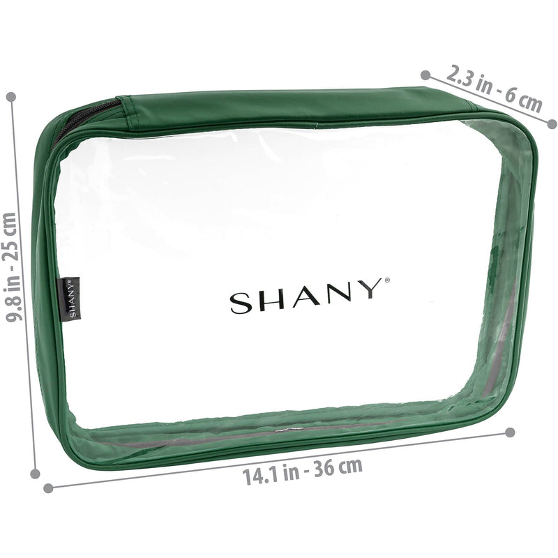 SHANY Cosmetics Large Organizer Pouch - OLIVE - OLIVE - ITEM# SH-CL006-L-OL - Best seller in cosmetics TRAVEL BAGS category