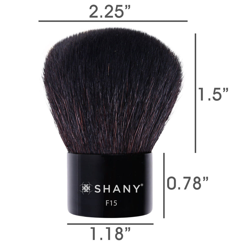 SHANY Master Kabuki Brush with Pouch - Contouring - CONTOURING - ITEM# SH-F15 - Best seller in cosmetics BRUSHES category