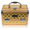 SHANY Makeup Train Case W/ Mirror - Golden House - GOLDEN HOUSE - ITEM# SH-M1001-GL - Best seller in cosmetics MAKEUP TRAIN CASES category