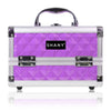 SHANY Chic Makeup Train Case Cosmetic Box Portable Makeup Case Cosmetics Beauty Organizer Jewelry storage with Locks , Multi trays Makeup Storage Box with Makeup Mirror - Purple - SHOP PURPLE - MAKEUP TRAIN CASES - ITEM# SH-M1001-PR