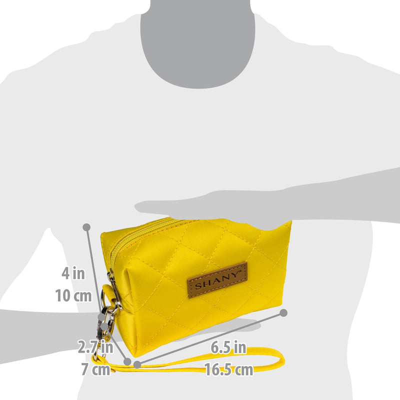 SHANY Limited Edition Mini Makeup Tote Bag - YELLOW - YELLOW - ITEM# SH-TOTEBAG-YL - Best seller in cosmetics TOTE BAGS category