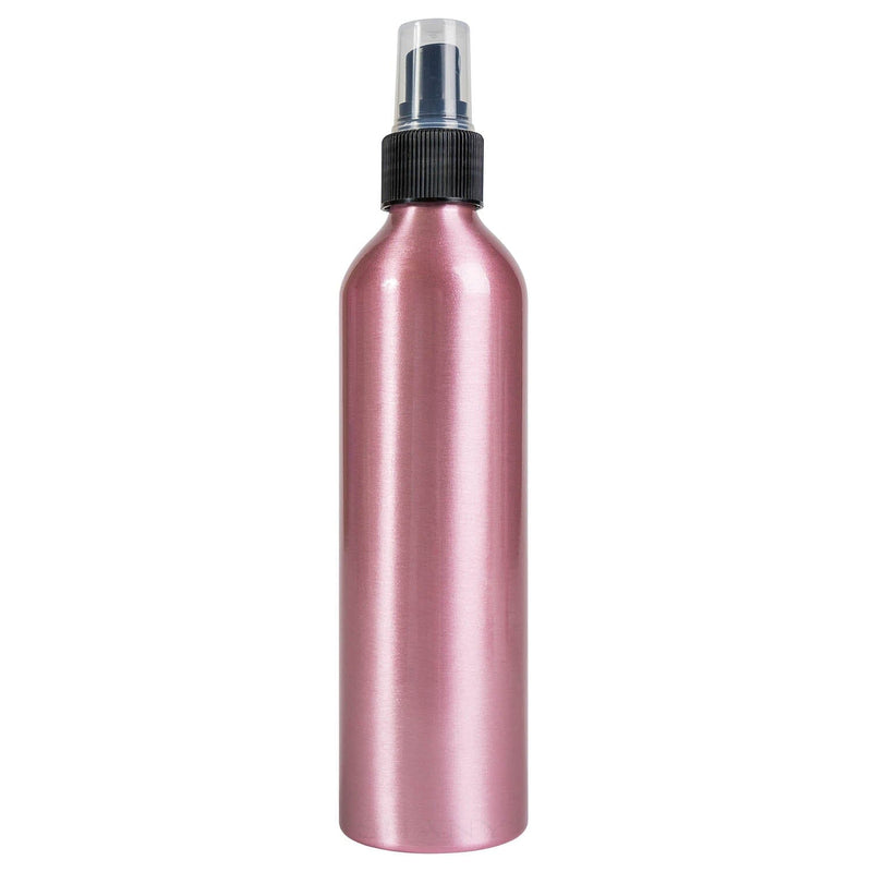 SHANY Stylist’s Choice Pink Aluminum Empty Bottle with Spray Attachment – 6 oz - SHOP 6 OZ - CONTAINERS - ITEM# SHG-ALSP6OZ-PK