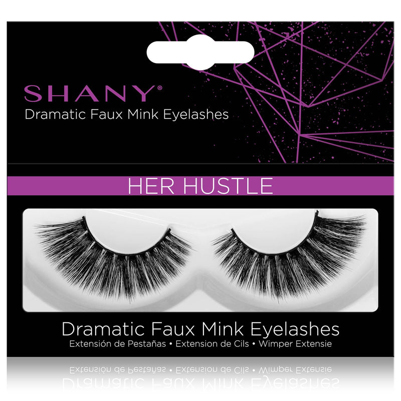 SHANY Classic Faux Mink Eyelashes - Durable Single Pair 3D Reusable Fluffy and Soft Strip Lash with Medium Volume  - HER HUSTLE - SHOP HER HUSTLE - BROWS & LASHES - ITEM# SH-LASH118