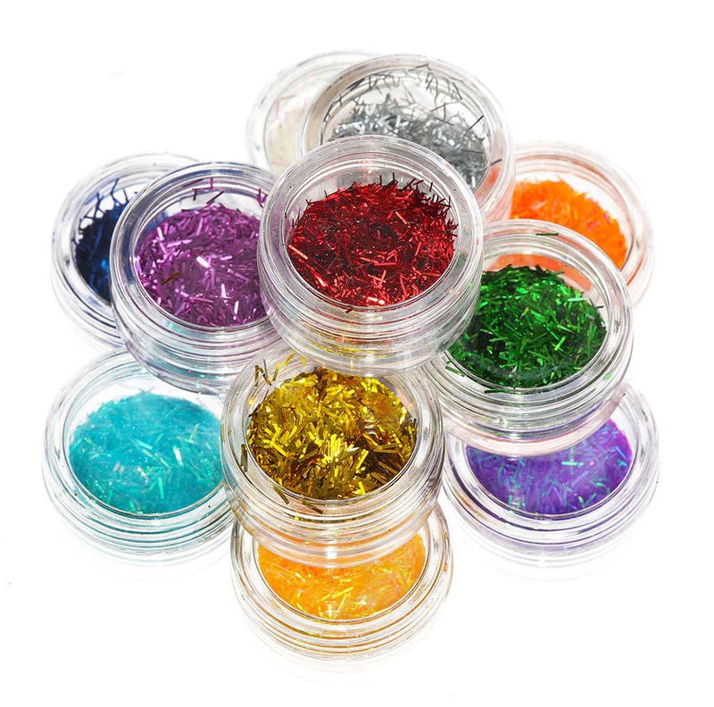 SHANY Nail Glitter Set - 12 Assorted Colors - Set2 - SHOP SET9 - NAIL ART - ITEM# SH-NAILART-SET09