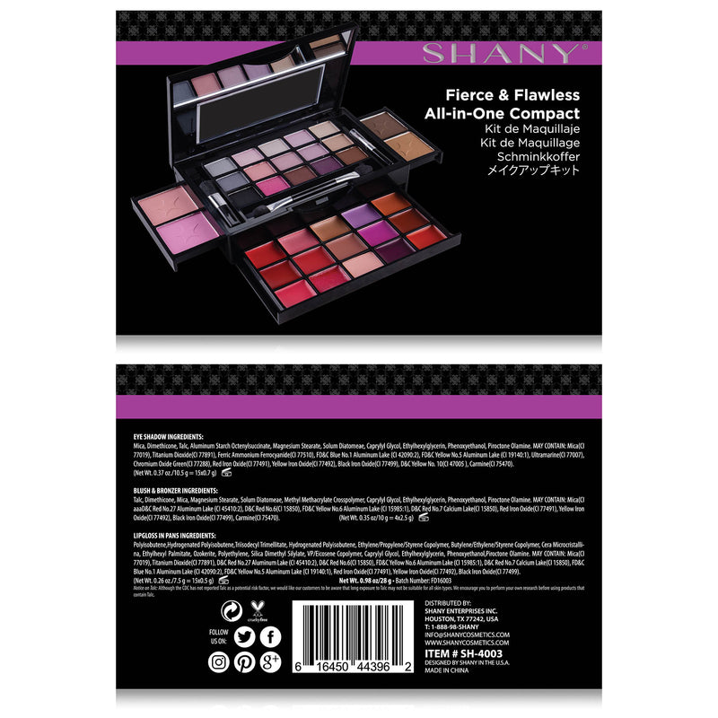 SHANY Fierce & Flawless All-in-One Makeup Kit