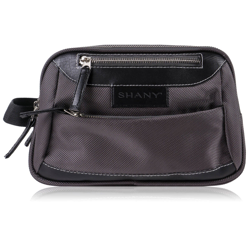 SHANY Cosmetics Portable Toiletry Makeup Bag with Various Compartments - Water-resistant and Scratch-proof Makeup Travel Organizer - BROWN FABRIC - SHOP BROWN FABRIC - TRAVEL BAGS - ITEM# SH-NT1001-GY