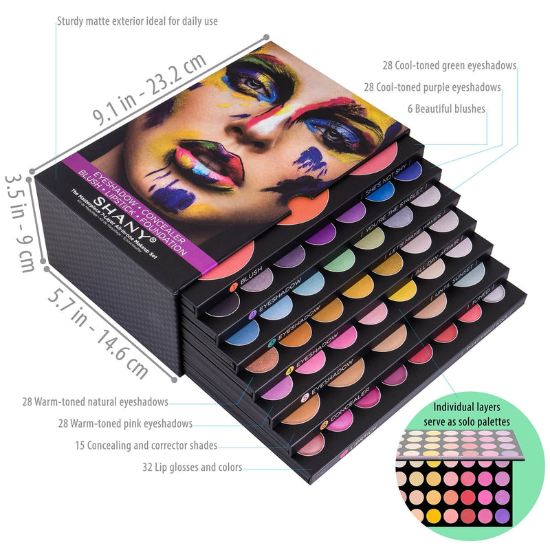 SHANY The Masterpiece 7 Layers All In One Set -Original -  - ITEM# SH-7L - Best seller in cosmetics MAKEUP SETS category