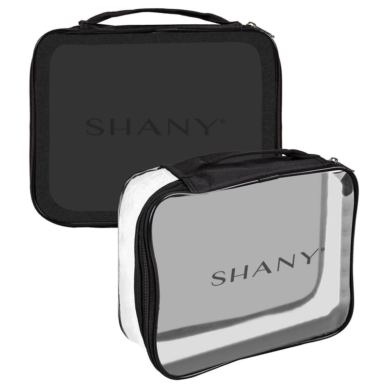 SHANY Show Time Makeup Organizer Travel Bag - Clear Waterproof Travel Storage for Home/Travel Use - SHOP  - TRAVEL BAGS - ITEM# SH-PC10