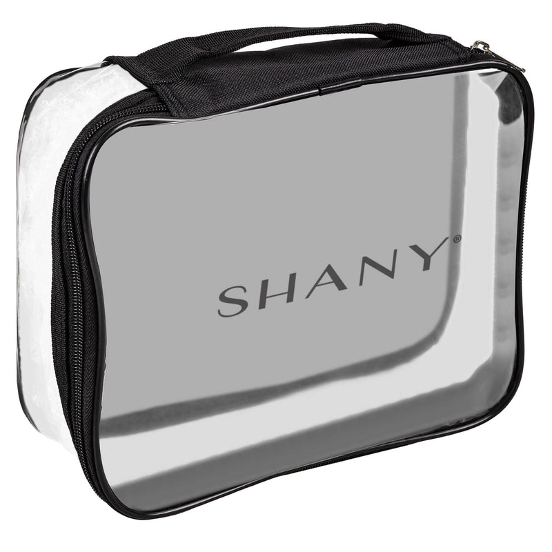 SHANY Travel Bag- Waterproof- Clear -  - ITEM# SH-PC10 - Clear travel makeup cosmetic bags carry Toiletry,PVC Cosmetic tote bag Organizer stadium clear bag,travel packing transparent space saver bags gift,Travel Carry On Airport Airline Compliant Bag,TSA approved Toiletries Cosmetic Pouch Makeup Bags - UPC# 616450439521