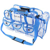 SHANY Pro Clear Makeup Bag with Shoulder Strap - Blue