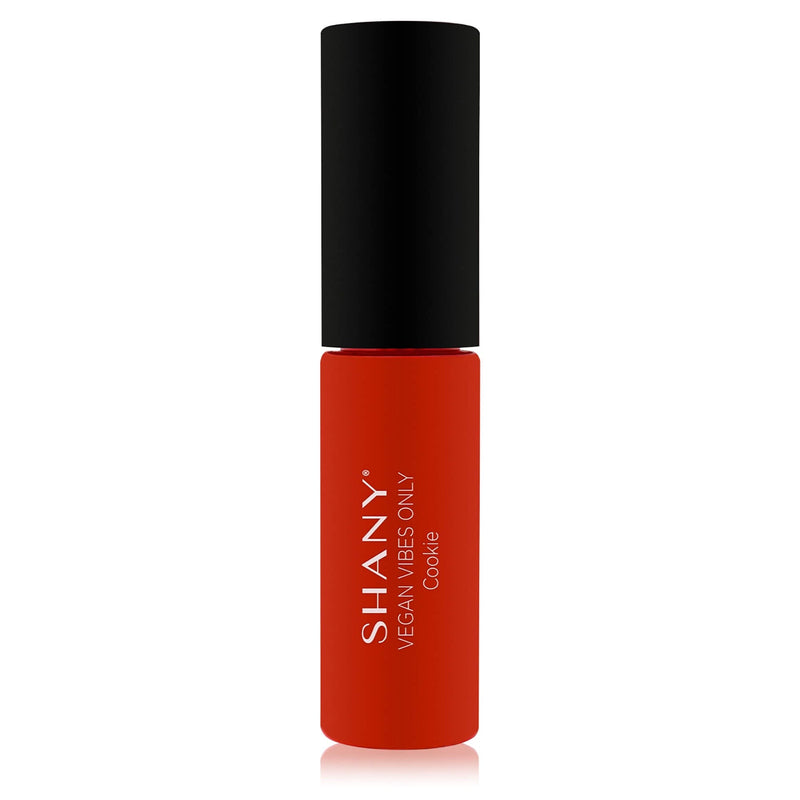 SHANY Vegan Vibes Liquid Lipstick Matte Lip Color Long-Lasting Matte Finish Lip Stain Lip Makeup - COOKIE - SHOP COOKIE - LIQUID LIPSTICK - ITEM# SH-0012LP-M13