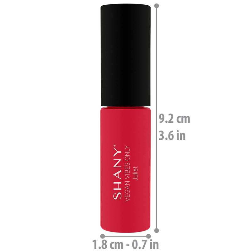 SHANY Vegan Vibes Liquid Lipstick Matte - JULIET - JULIET - ITEM# SH-0012LP-M14 - Best seller in cosmetics LIQUID LIPSTICK category