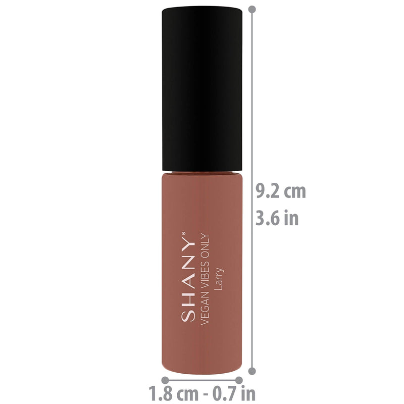 SHANY Vegan Vibes Liquid Lipstick Matte - LARRY - LARRY - ITEM# SH-0012LP-M18 - Best seller in cosmetics LIQUID LIPSTICK category