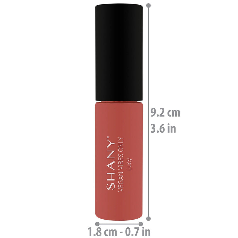 SHANY Vegan Vibes Liquid Lipstick Matte - LUCY - LUCY - ITEM# SH-0012LP-M20 - Best seller in cosmetics LIQUID LIPSTICK category