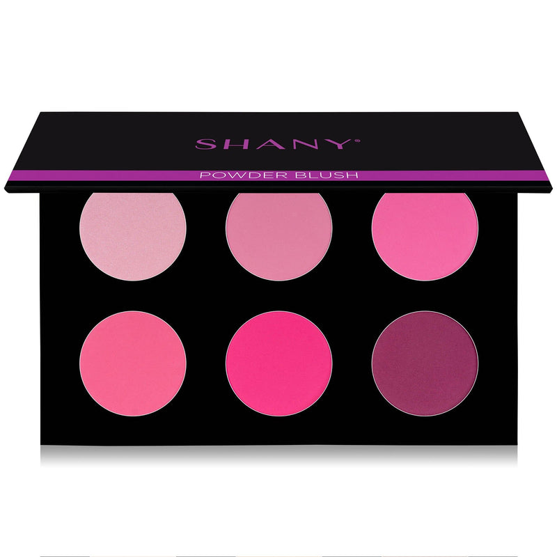 SHANY Shimmer & Matte Cool-Toned Blush Palette - Layer 5 - Refill for the 6 Layer Mini Masterpiece Collection Makeup Set - SHOP COOL BLUSH - BLUSH - ITEM# SH-6L-05
