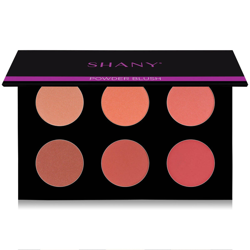 SHANY Shimmer & Matte Warm-Toned Blush Palette - Layer 6 - Refill for the 6 Layer Mini Masterpiece Collection Makeup Set - SHOP WARM BLUSH - BLUSH - ITEM# SH-6L-06