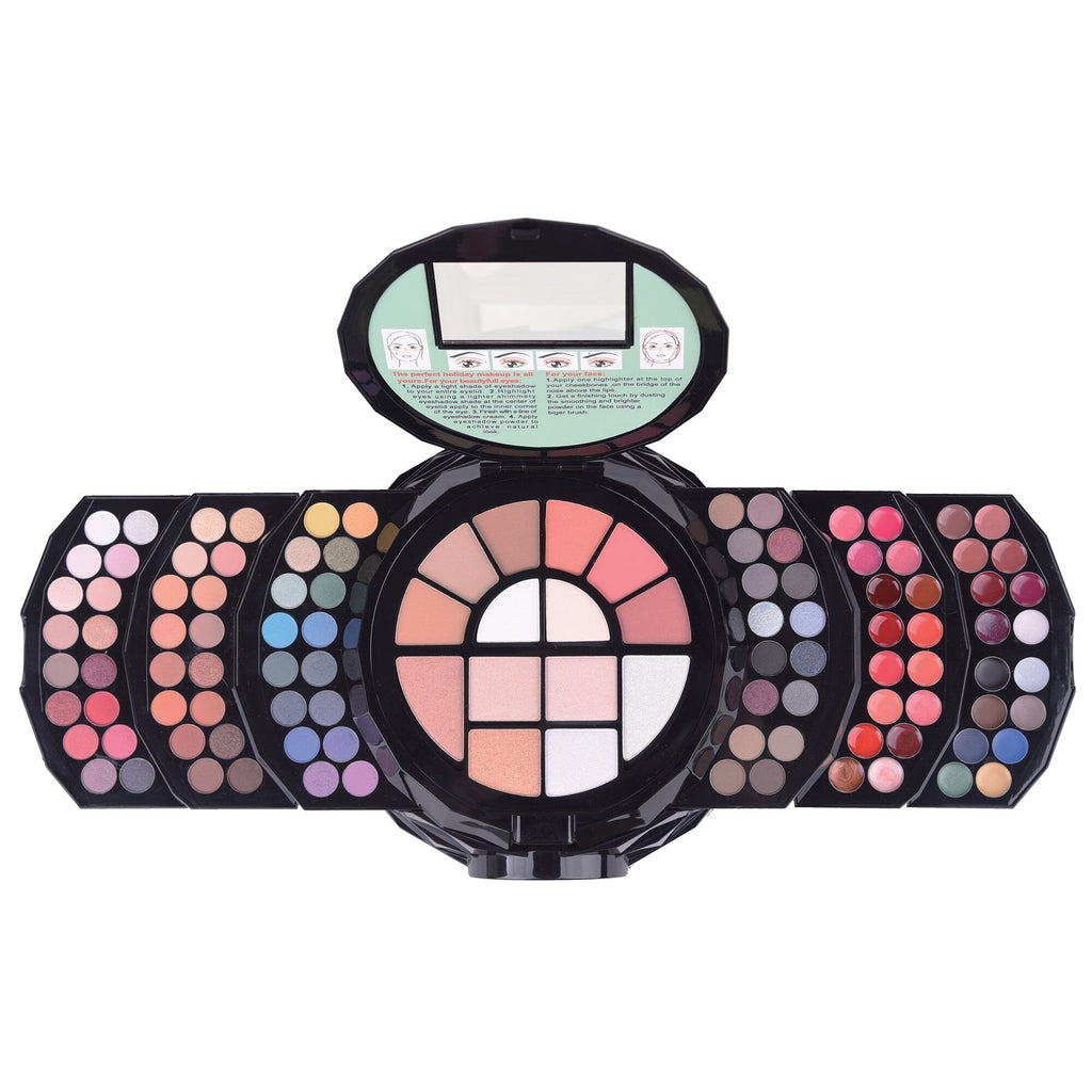 SHANY All In One FLOWERS Makeup Set - Ultimate Fancy Makeup Kit - Eyeshadows, Lip colors, Face Powders , Highlighters, and Blushes. - SHOP  - MAKEUP SETS - ITEM# SH-195