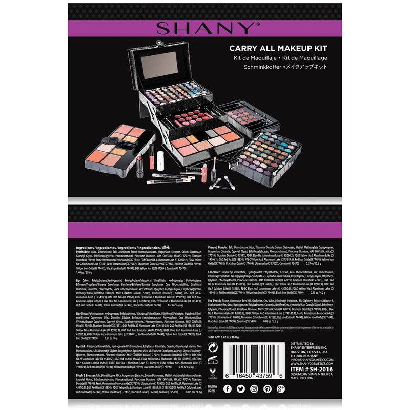 SHANY All In One Makeup Kit- Holiday Exclusive - Black
