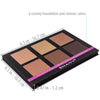 SHANY Foundation Contour & Highlight Palette  Refill - FOUNDATION - ITEM# SH-4L-2 - Best seller in cosmetics FOUNDATION category