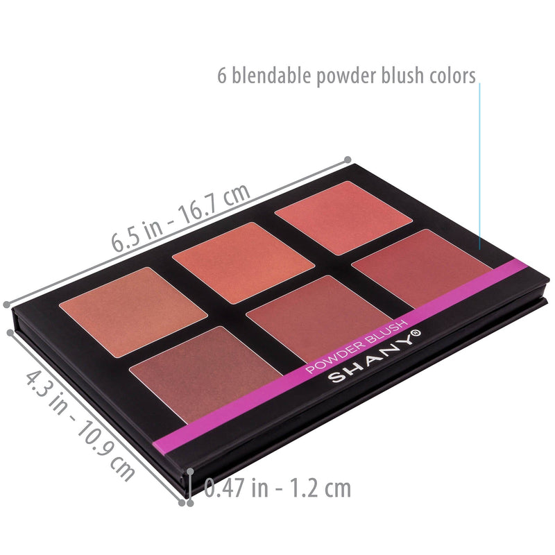 SHANY Shimmer & Matte Powder Blush Palette Refill - BLUSH - ITEM# SH-4L-4 - Best seller in cosmetics BLUSH category