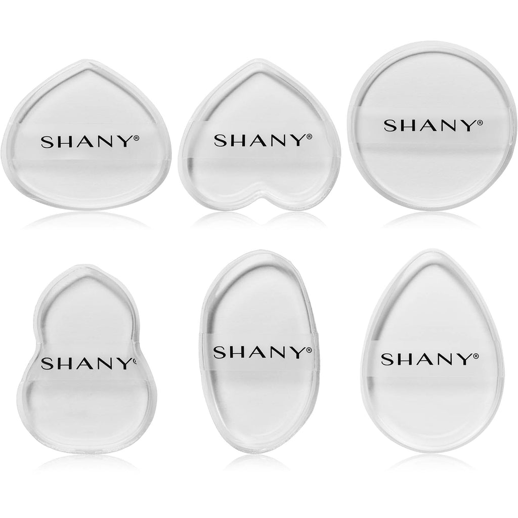 SHANY Transparent Silicon Gel Makeup Foundation Blender Sponge Clear Puff - SHOP  - APPLICATORS - ITEM# SH-BLENDER-CL-PARENT