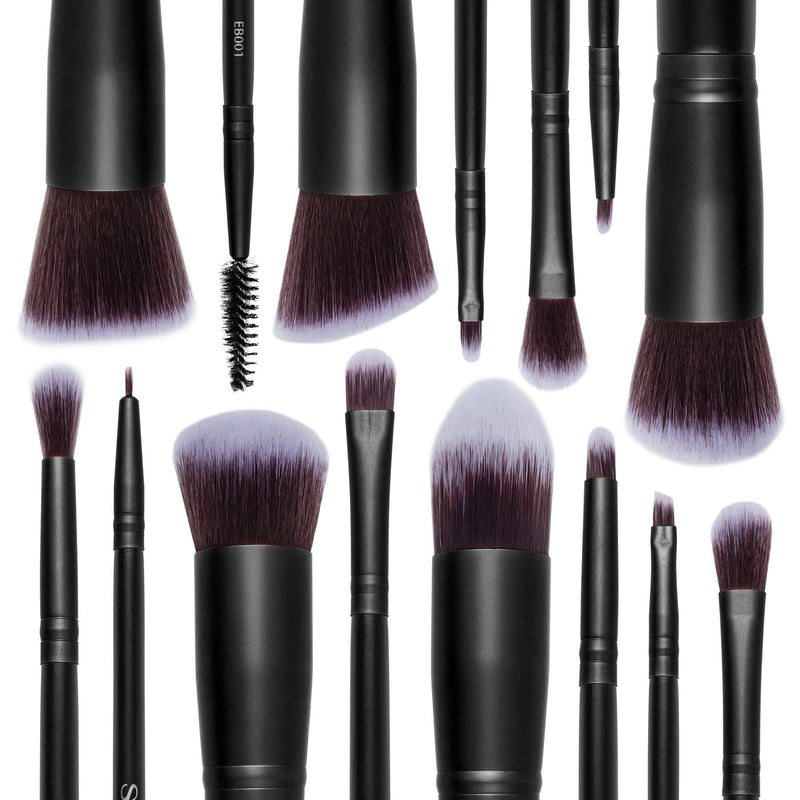 SHANY Black Bombshell Professional Makeup Brush Set