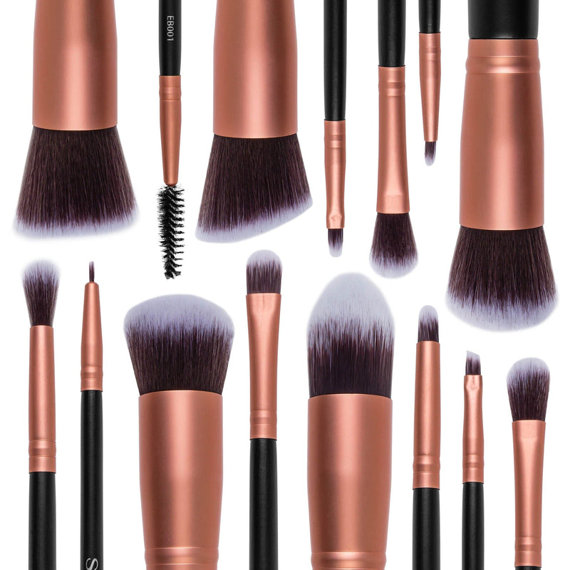 SHANY Rose All Day Professional Makeup Brush Set