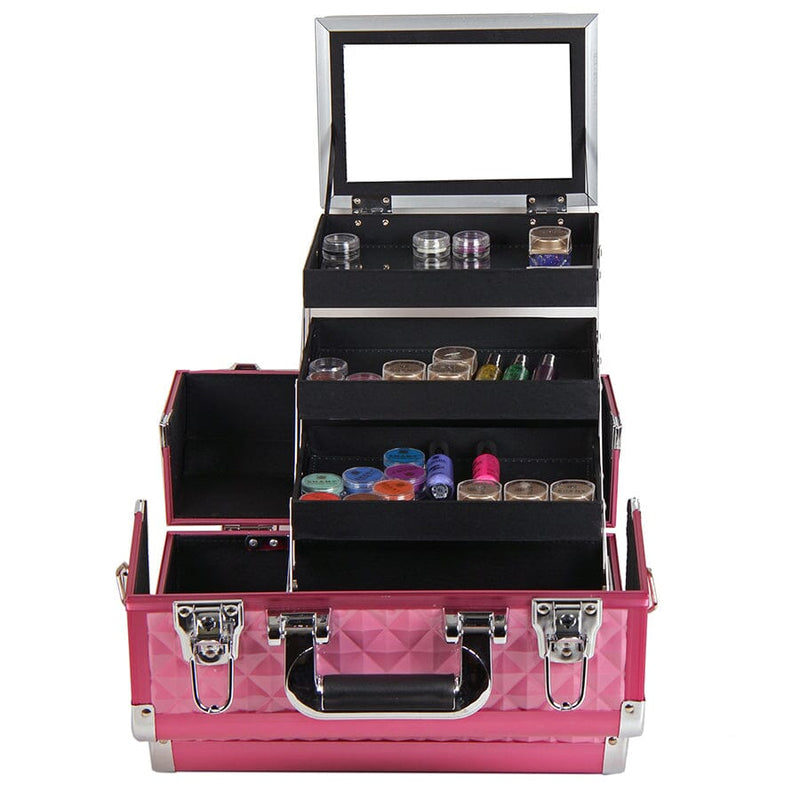 SHANY Fantasy Collection Makeup Train Case - Pink