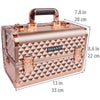 SHANY Fantasy Collection Makeup Train Case - Rose Gold - ROSE GOLD - ITEM# SH-C20-RG - Best seller in cosmetics MAKEUP TRAIN CASES category