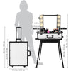 SHANY Studio ToGo Wheeled Trolley Makeup Case Off White - OFF-WHITE - ITEM# SH-CC0023-WH - Best seller in cosmetics ROLLING MAKEUP CASES category
