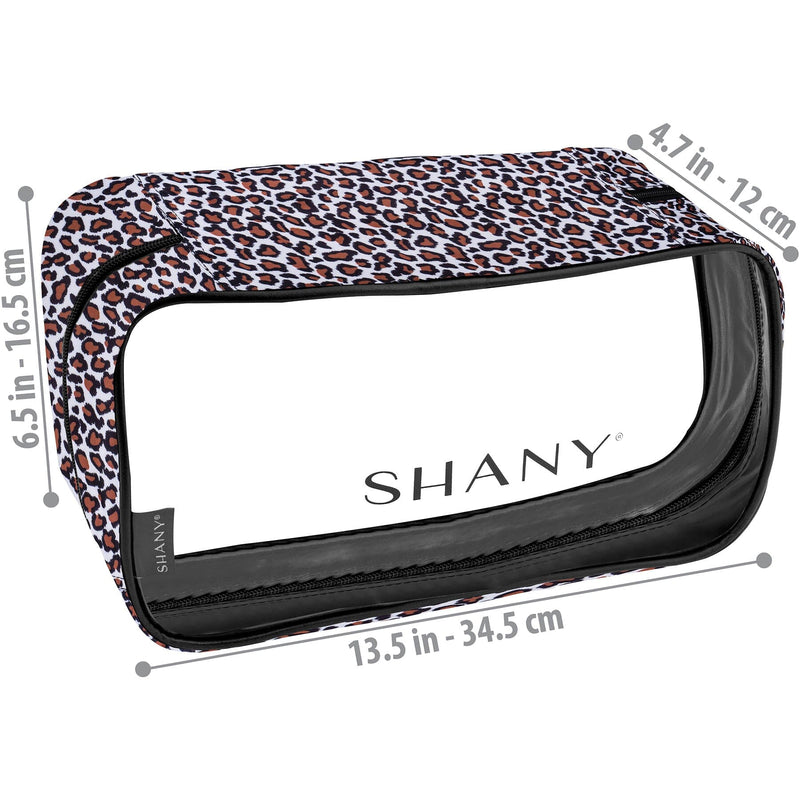SHANY Cosmetics Medium Organizer Pouch - LEOPARD - LEOPARD - ITEM# SH-CL006-M-LP - Best seller in cosmetics TRAVEL BAGS category