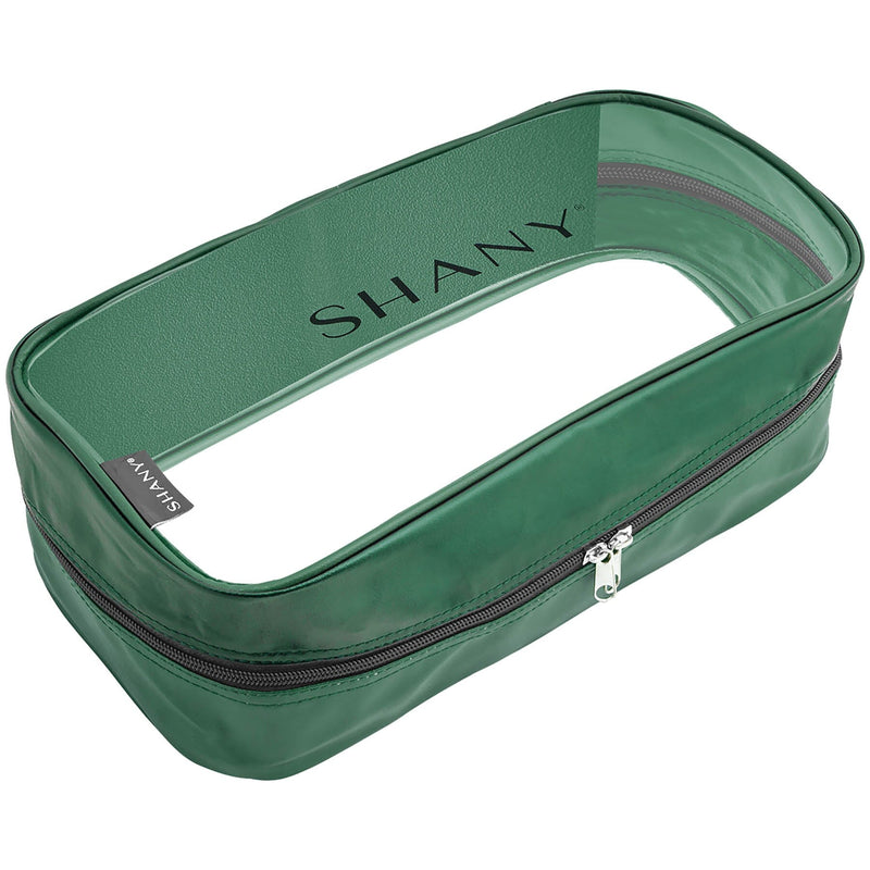 SHANY Cosmetics Medium Organizer Pouch - OLIVE - OLIVE - ITEM# SH-CL006-M-OL - Clear travel makeup cosmetic bags carry Toiletry,PVC Cosmetic tote bag Organizer stadium clear bag,travel packing transparent space saver bags gift,Travel Carry On Airport Airline Compliant Bag,TSA approved Toiletries Cosmetic Pouch Makeup Bags - UPC# 810028461253