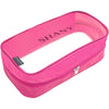 SHANY Cosmetics Medium Organizer Pouch - PINK - PINK - ITEM# SH-CL006-M-PK - Clear travel makeup cosmetic bags carry Toiletry,PVC Cosmetic tote bag Organizer stadium clear bag,travel packing transparent space saver bags gift,Travel Carry On Airport Airline Compliant Bag,TSA approved Toiletries Cosmetic Pouch Makeup Bags - UPC# 810028461277