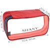 SHANY Cosmetics Medium Organizer Pouch - RED - RED - ITEM# SH-CL006-M-RD - Best seller in cosmetics TRAVEL BAGS category