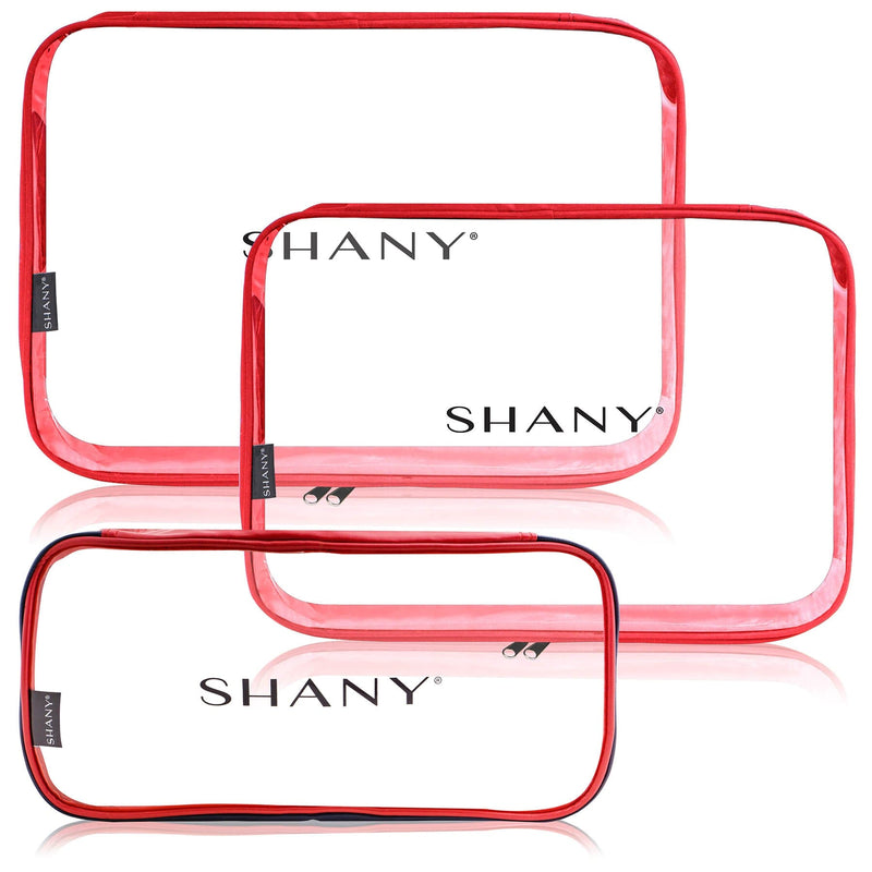 SHANY Cosmetics Makeup Storage & Organizer -  - ITEM# SH-CL006-PARENT - Clear travel makeup cosmetic bags carry Toiletry,PVC Cosmetic tote bag Organizer stadium clear bag,travel packing transparent space saver bags gift,Travel Carry On Airport Airline Compliant Bag,TSA approved Toiletries Cosmetic Pouch Makeup Bags - UPC# 700645934660