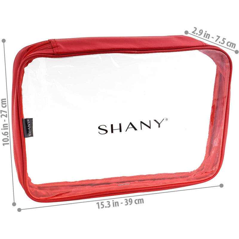 SHANY Cosmetics X-Large Organizer Pouch - RED - RED - ITEM# SH-CL006-XL-RD - Best seller in cosmetics TRAVEL BAGS category