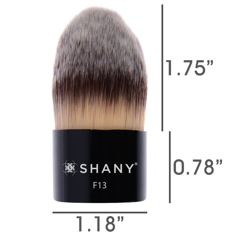 SHANY Master Kabuki Brush with Pouch - Tapered - TAPERED - ITEM# SH-F13 - Best seller in cosmetics BRUSHES category