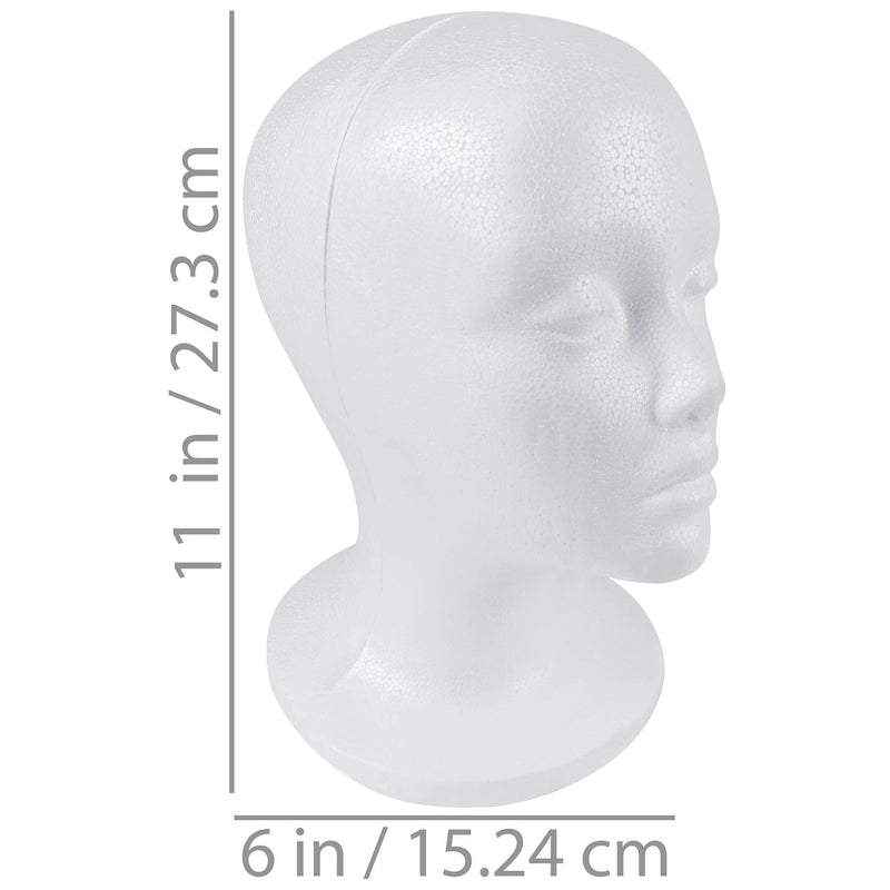 SHANY Styrofoam Mannequin Heads Wig Stand - 12 - ITEM# SH-FOAM-X12 - Best seller in cosmetics FOAM HEADS category