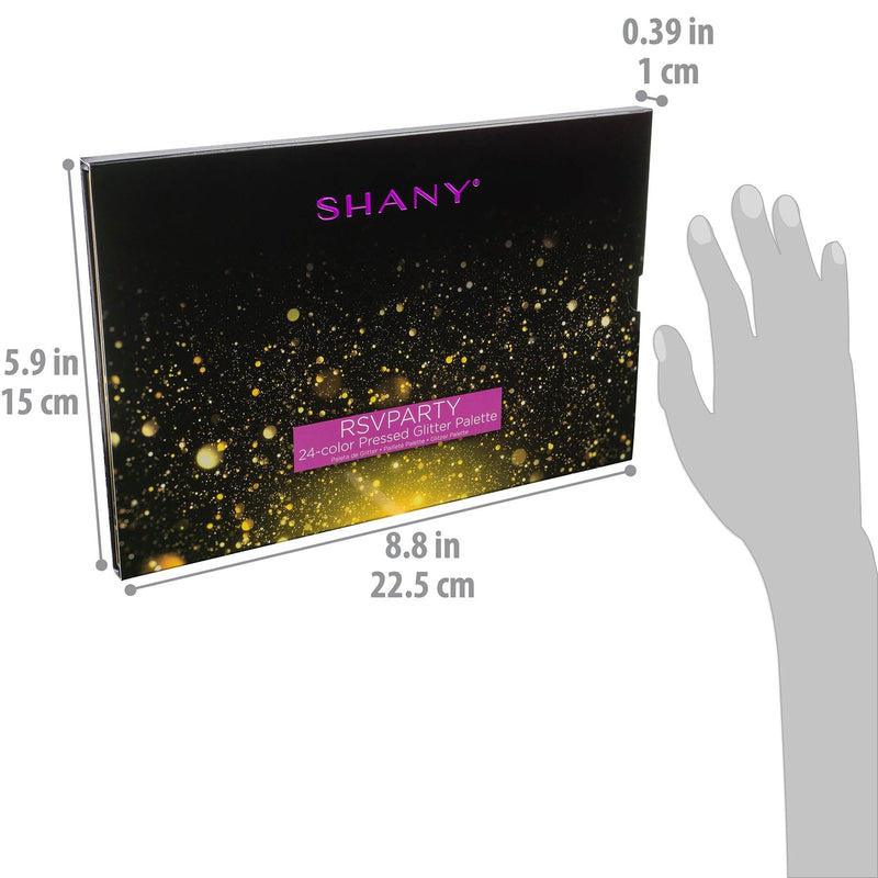 SHANY RSVParty 24-Color Glitter Makeup Palette -  - ITEM# SH-GLITTER-A - Best seller in cosmetics MAKEUP SETS category