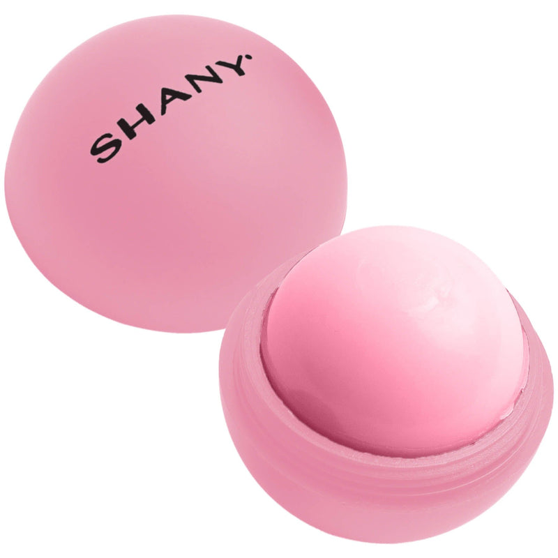 SHANY Lip Balm Sphere - Nourishing Hydrating Lip Balm Lip  Care Infused with Shea Butter and Moisturizing Oils to Soothe and Repair Dry and Cracked Lips - Pink - SHOP PINK - LIP BALM - ITEM# SH-LIPBALM-PK