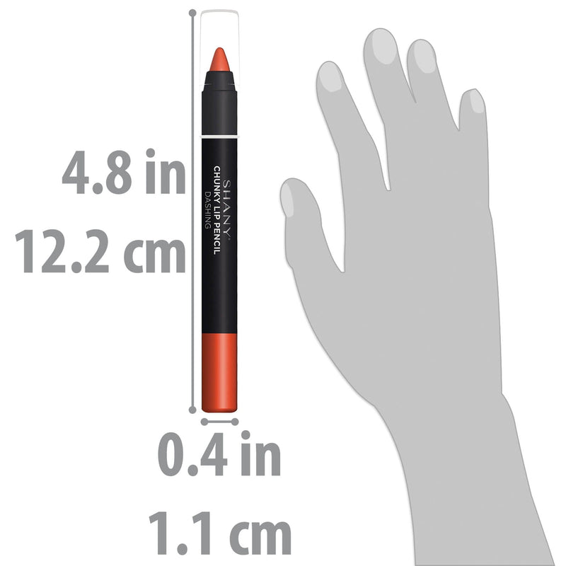 SHANY CHUNKY LIPSTICK LIP PENCIL - DASHING - DASHING - ITEM# SH-P003-12 - Best seller in cosmetics LIP LINERS category