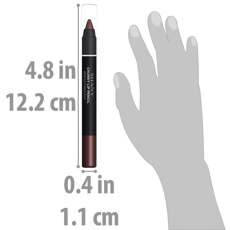SHANY CHUNKY LIPSTICK LIP PENCIL - BREAKTHROUGH - BREAKTHROUGH - ITEM# SH-P003-20 - Best seller in cosmetics LIP LINERS category