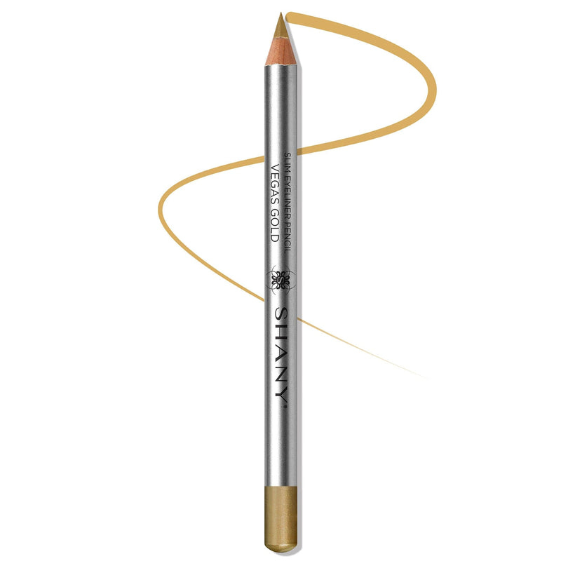 SHANY Slim Liner Eye Pencil  - VEGAS GOLD - SHOP VEGAS GOLD - EYELINER - ITEM# SH-P008-12