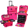 SHANY Soft Trolley Case with organizers - Summer Orchid