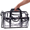 SHANY Pro Clear Makeup Bag with Shoulder Strap -  - ITEM# SH-PC01-PARENT - Clear travel makeup cosmetic bags carry Toiletry,PVC Cosmetic tote bag Organizer stadium clear bag,travel packing transparent space saver bags gift,Travel Carry On Airport Airline Compliant Bag,TSA approved Toiletries Cosmetic Pouch Makeup Bags - UPC# 700645936404