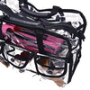 SHANY Pro Clear Makeup Bag with Shoulder Strap - Black - BLACK - ITEM# SH-PC01BK - Best seller in cosmetics TRAVEL BAGS category