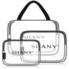 SHANY Clear Toiletry and Makeup Organizer  Bag Set